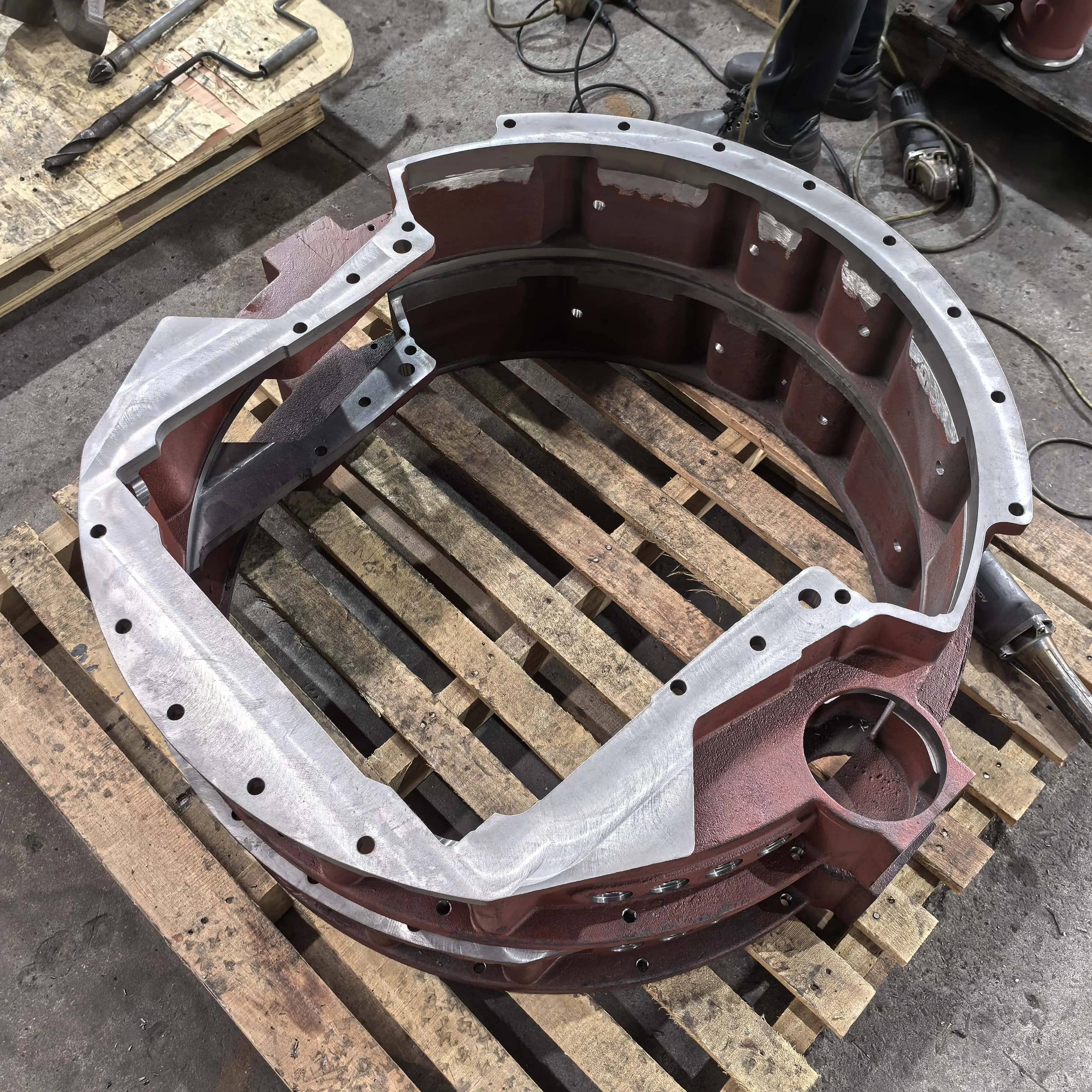 Flywheel Housing, 3D Printed Sand Molds Metal Castings,3D Sand Mold ...