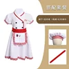 Style foulard rouge pour les chefs féminines