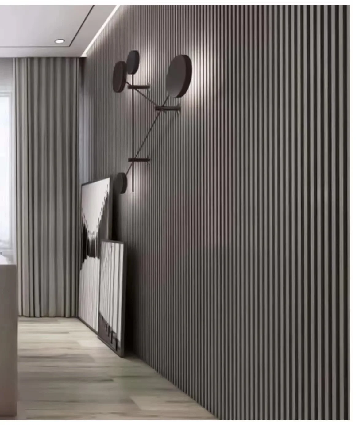 Great Wall Panel Interior Decoration Classic Wpc Bamboo Fiber Fluted ...