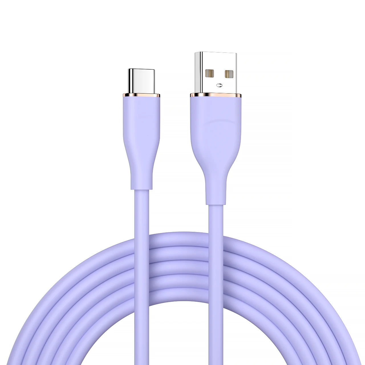 New Trending Customization 1M 2M Fast Chargeing Liquid Silicone USB Charging Data USB Cable for Phone