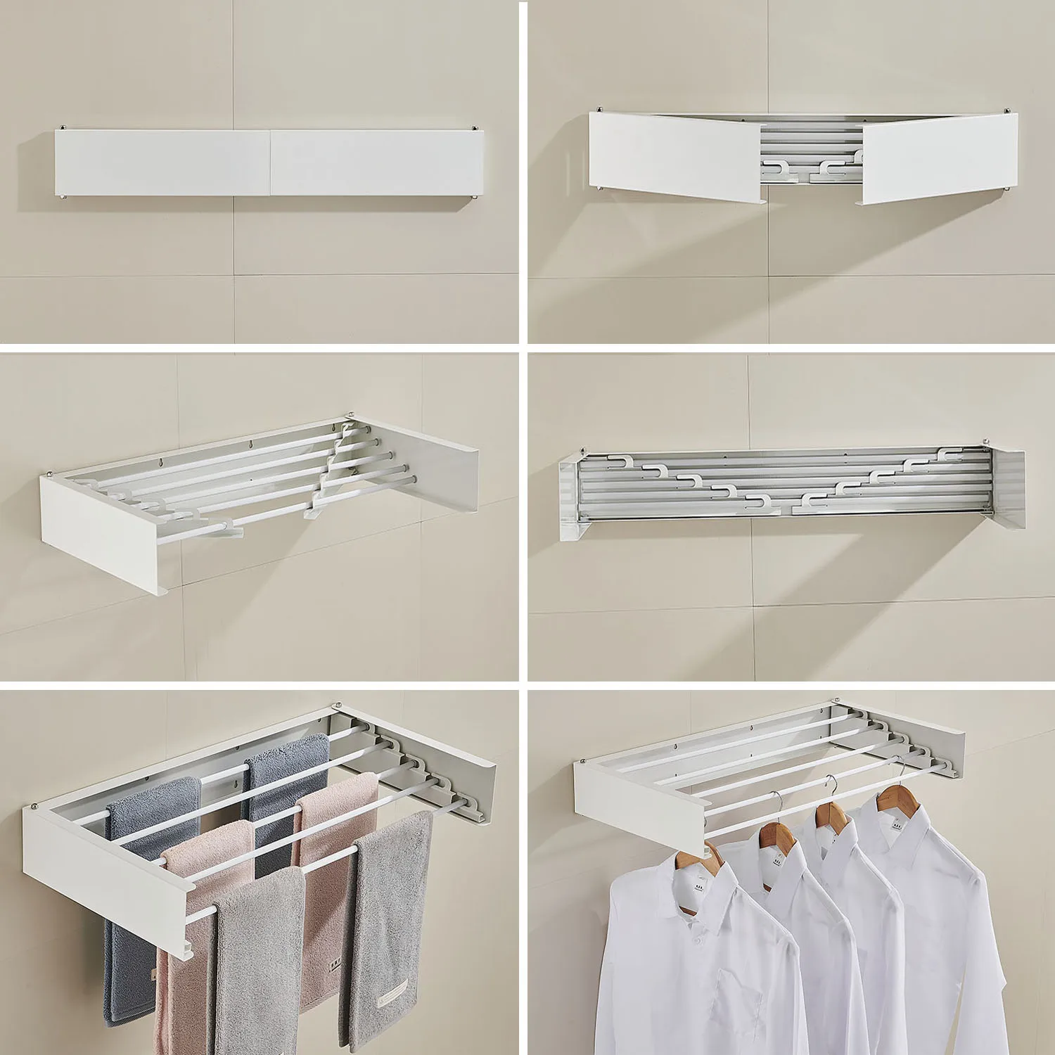 Collapsible Foldable Laundry Drying Rack - Efficient & Versatile
