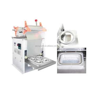 Food Packaging Machine container tray sealer plastic box bowl cups sealing machine Filling Sealing And Capping wrapping Machine