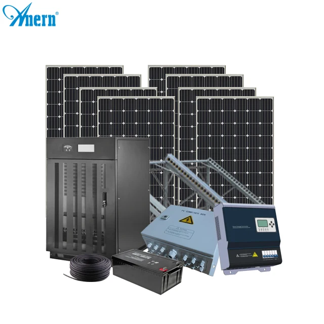 Off grid complete system 135 KWH 30KW solar energy system for project