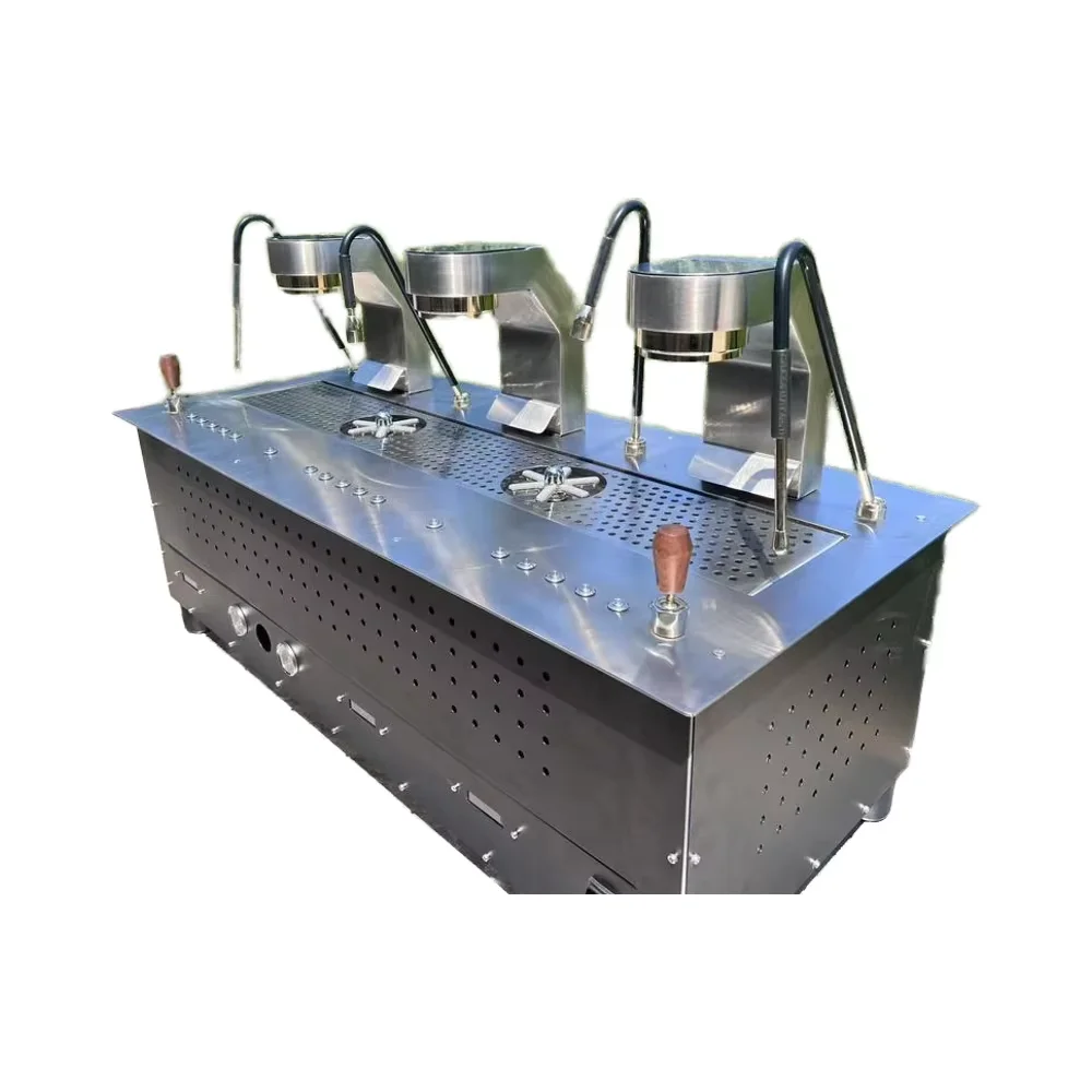 3 Group Under Counter Desktop Style Two Group Espresso Cappuccino Commercial Coffee Machine Espresso Machine