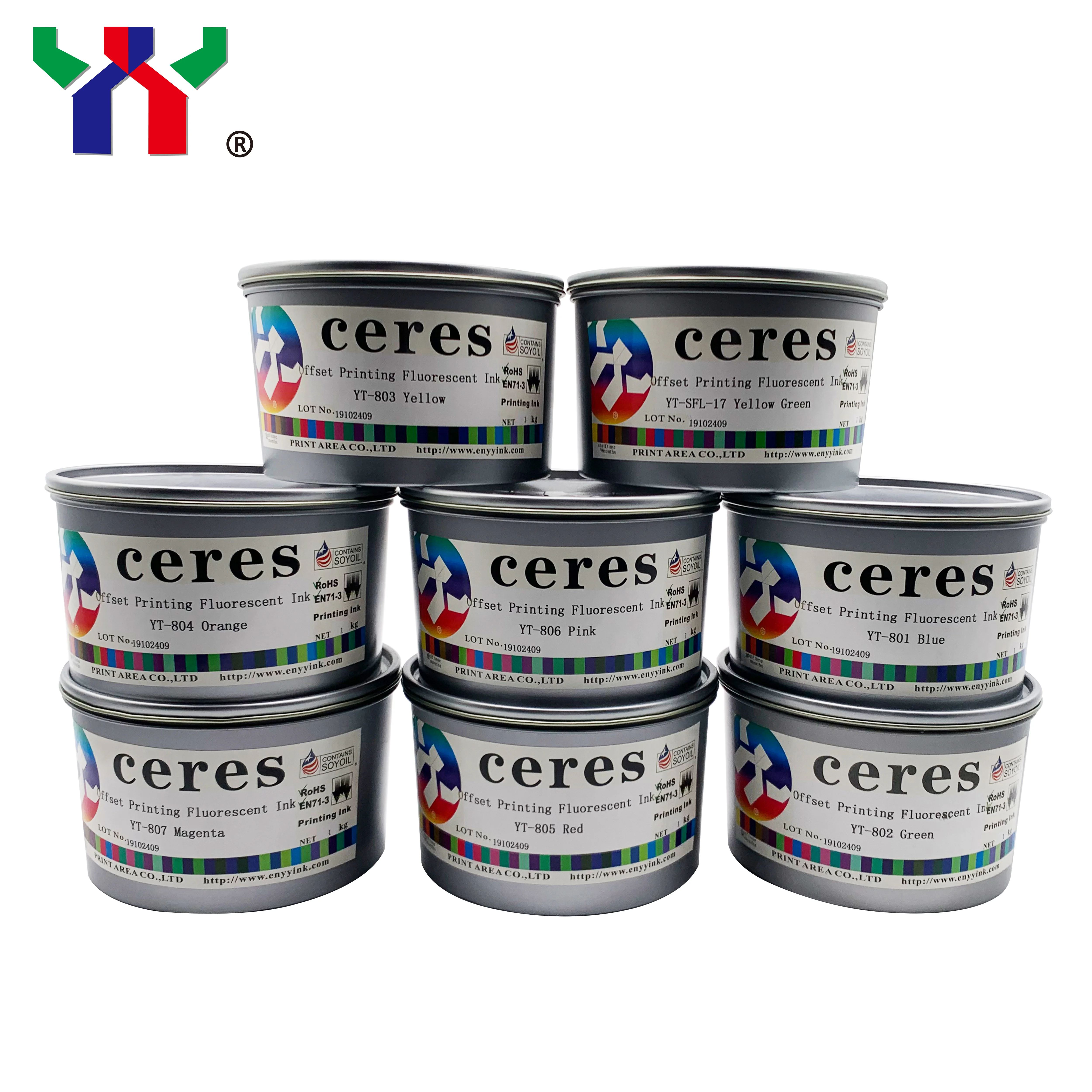 YY-804オフセット印刷蛍光インクオレンジ色高品质1kg/缶| Alibaba.com