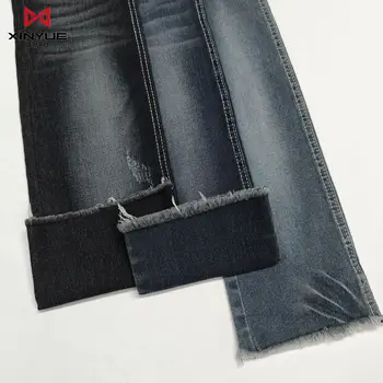 Soft And Fashion Knitted Natural Cotton Denim Fabric 2024