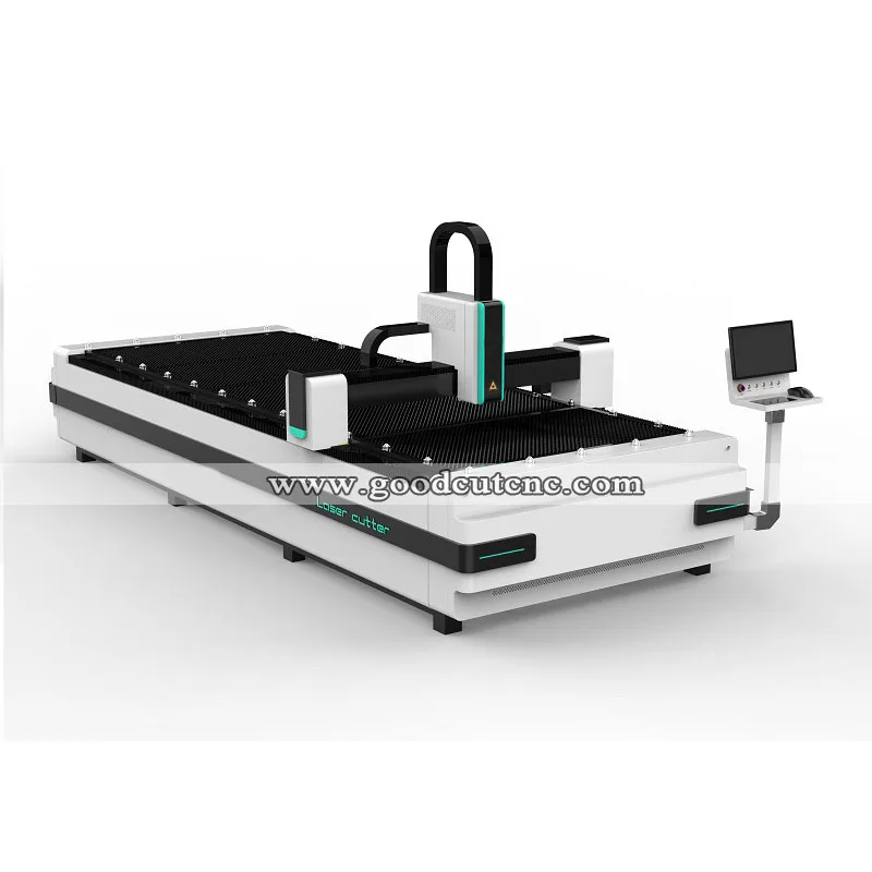 Au3tech Control System Cypcut 500w Fiber Faser Head Metal Cutting Machine for Sheet Aluminum Iron