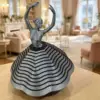 Bailarina-plata negro