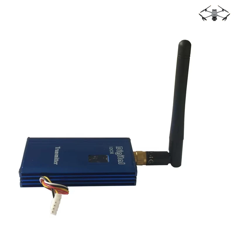 2.4Ghz FM Wireless Video Transmitter Long Range Transmitter and Receiver 1000mW RF Power