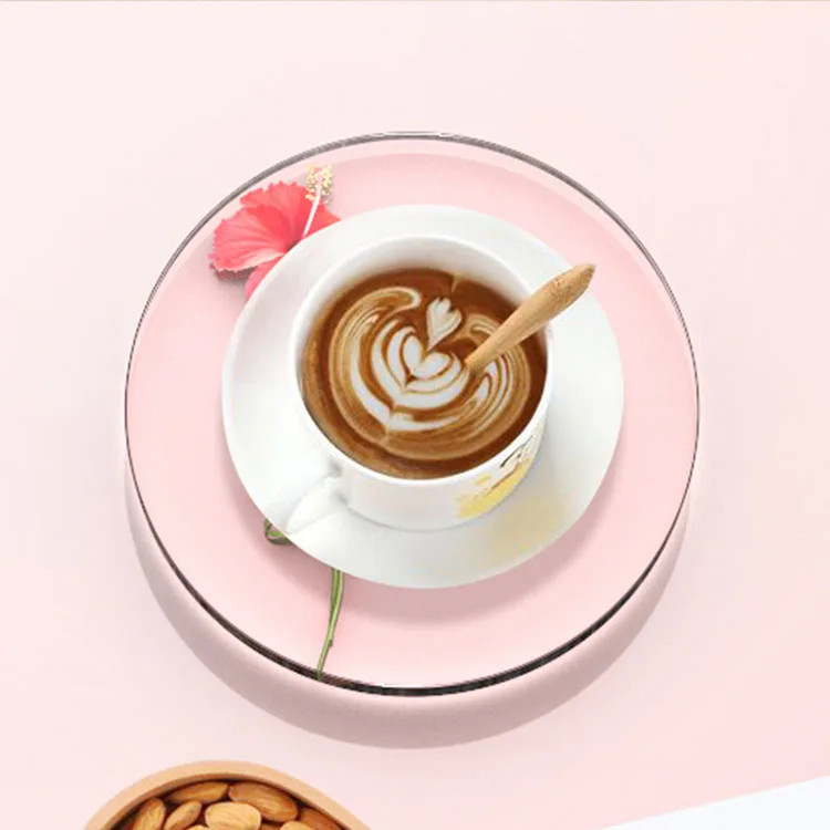 Creative Rotating Axis Flower Coaster Epoxy Resin Mold Cup Mat Silicone Mould DIY Crafts Ornaments Home Decorations Casting Tool