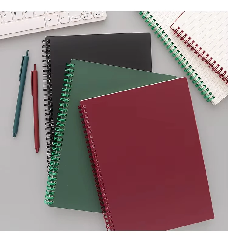 High quality a4 b5 black sketchbook diary eco-friendly wholesale customized notebooks soft printed organizer writing