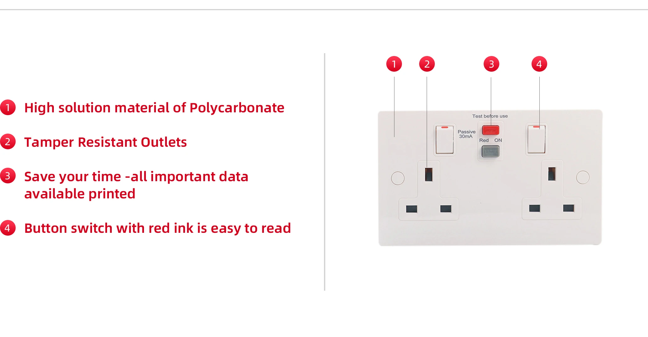 2gang Weatherproof Socket With Rcd 13a Electric Rcd Protected Socket