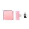 pink H12 one-to-one type-c apple adapter-pink