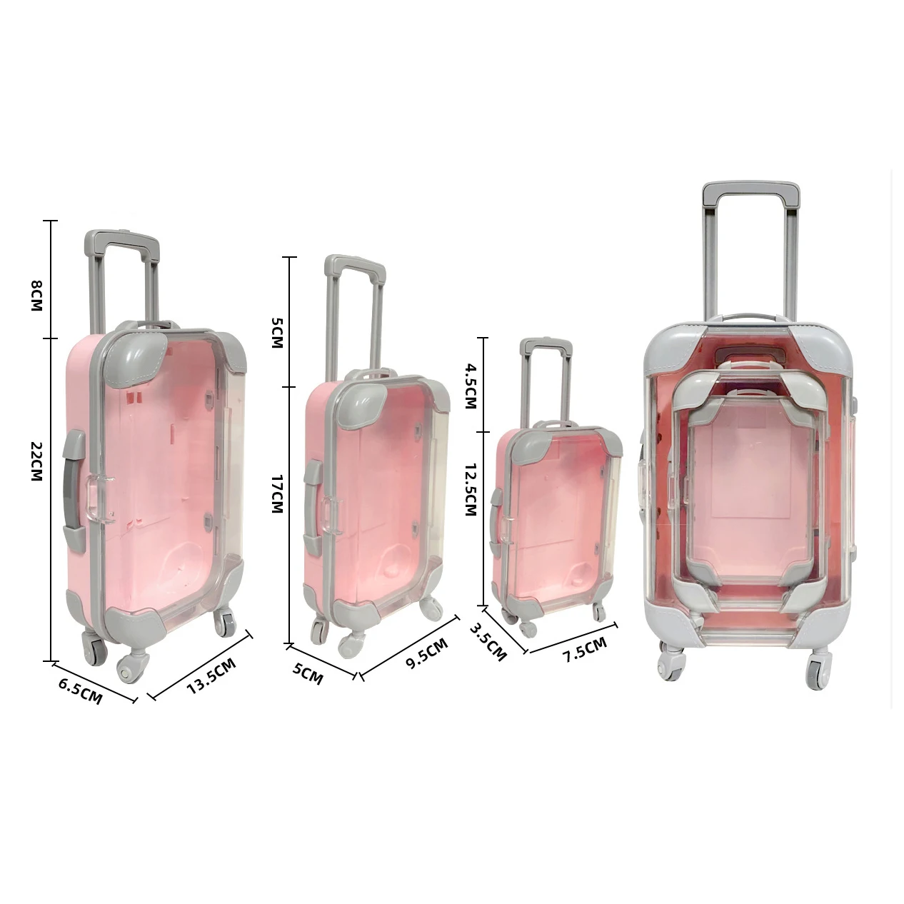 Mini Suitcase 3D Lash Box Packaging Cute Functional