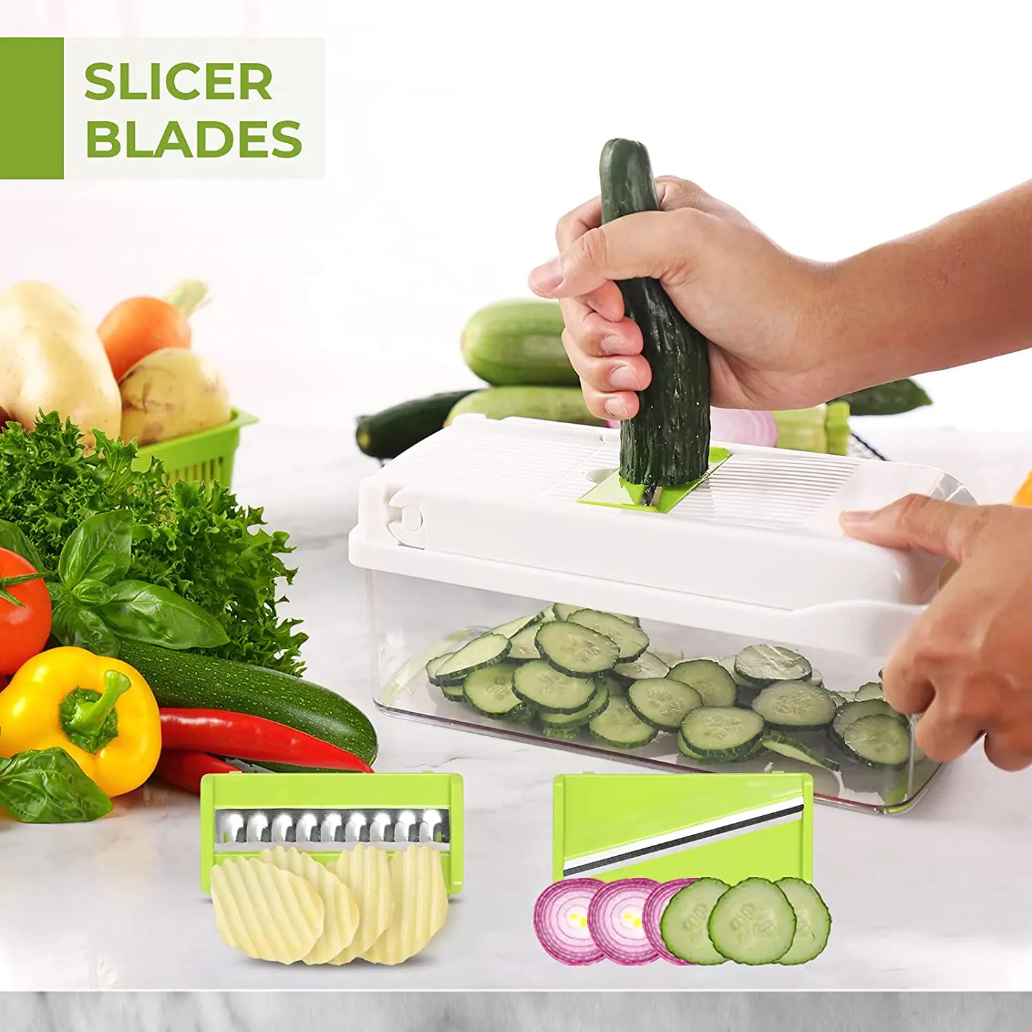 Kitchen Tools Multi 15 In 1 Manual Mandoline Fruit Vegetable Cutter Onion  Dicer Veggie Slicer Vegetable Chopper H23 30 From Seals168, $14.18