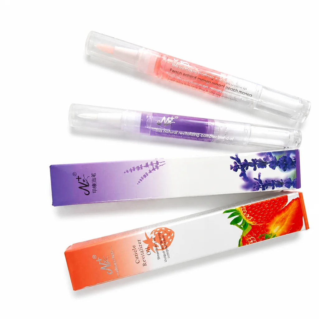 Custom Packaging Cuticle Oil Brush Pen for Dry Cuticles and Weak Nails Repair Hangnails Nourishing Nail Care Oil