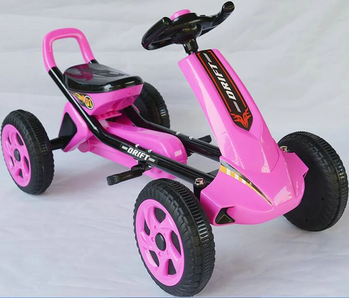 pink pedal go kart