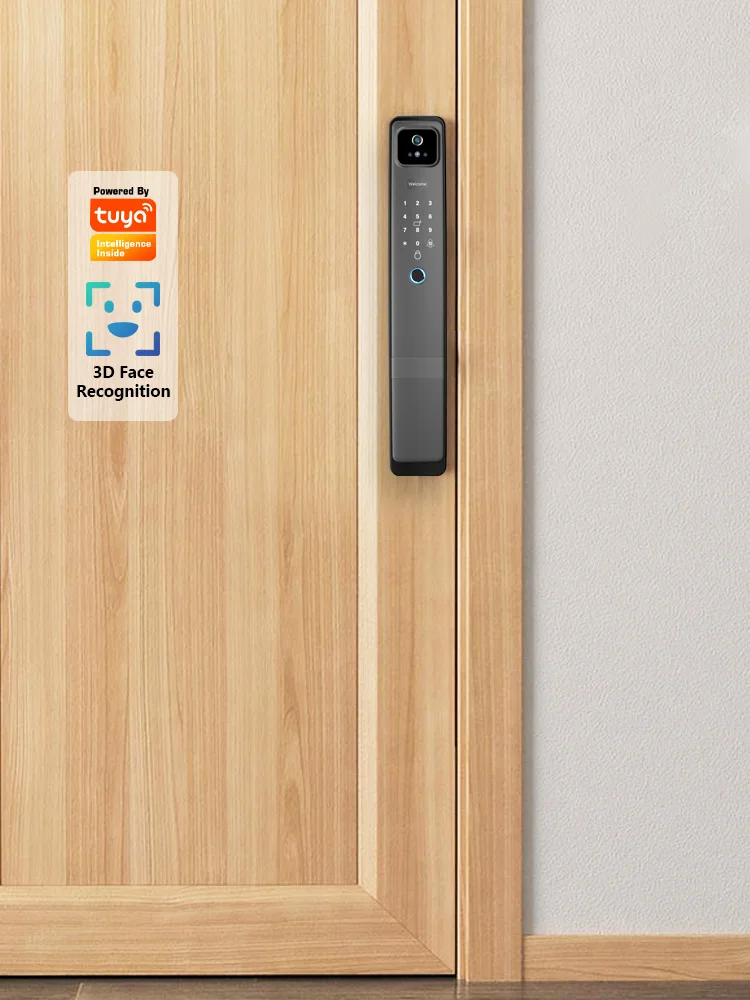 Tropernic Mobile Tuya Lock Waterproof Outdoor Smart Biometric Face Door