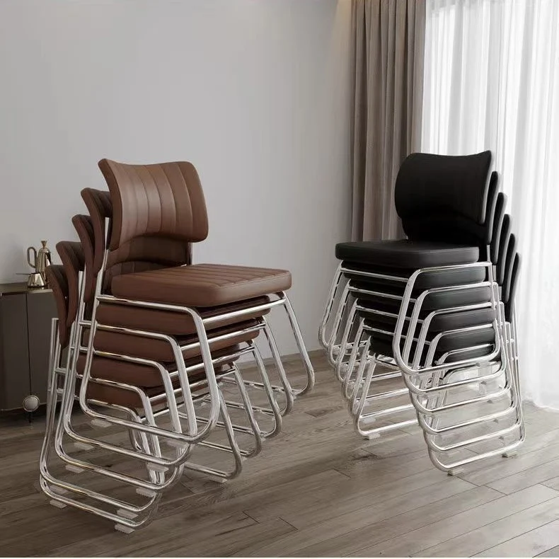 Office Chair Metal Leg Ergonomic Office Chair Wholesale for School Living Room Outdoor Hotel Hall Use