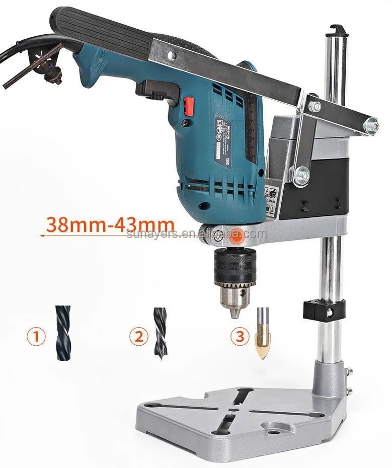 Universal Electric Drill Press Stand Tool Bench Clamp Drill Press Stand