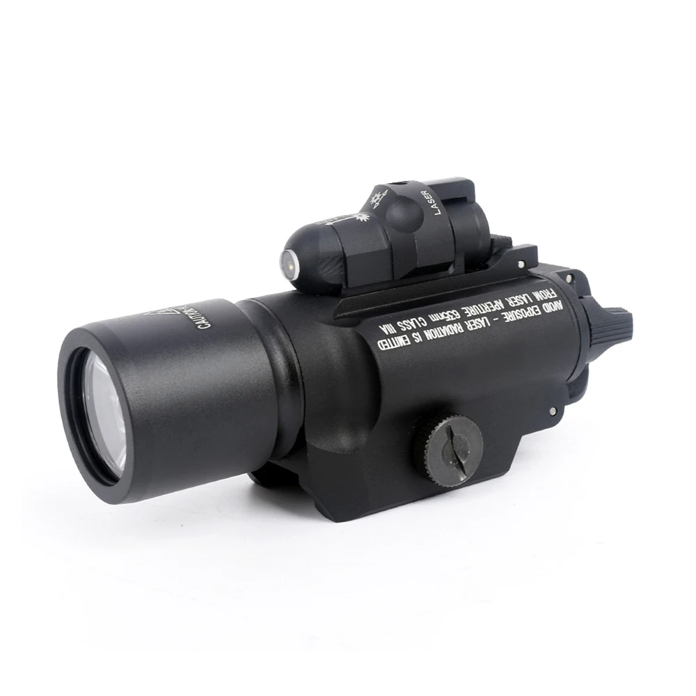 SPINA OPTICS X400 ультра светодиодный тактический фонарик с красным лазером для индикатора охоты