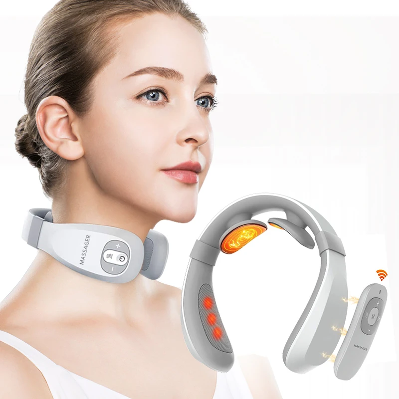 Smart Electric Pulse Shoulder And Neck Massager With Far Infrared