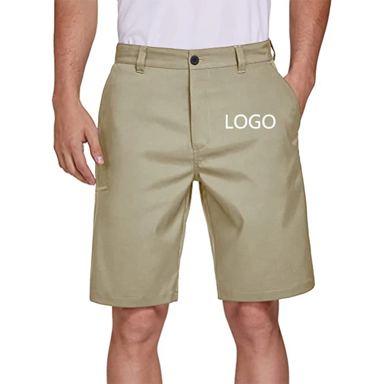 Wholesale Customization Men's Golf Hybrid Dress Shorts Casual Chino Stretch Flat Front Lightweight Quick Dry With Pockets gallery 9