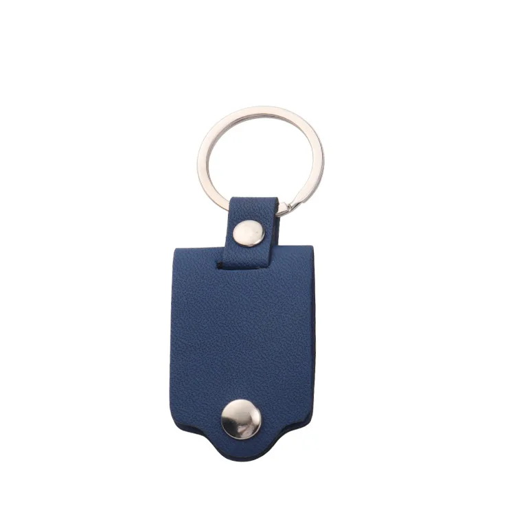 Mini Leather Photo Album Keychain Custom Photo Sublimation Keychains Blanks Personalized Leather Keyring DIY Photo for Her Gifts