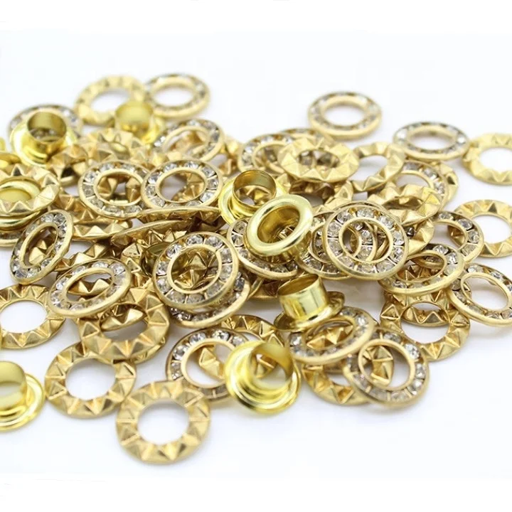 12.5mm 15mm 17mm 22mm a Class Rhinestones Eyelets
