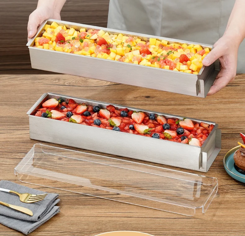 Tortiera Rettangolare Regolabile - Stampo Acciaio Inox Per Torte E Mousse