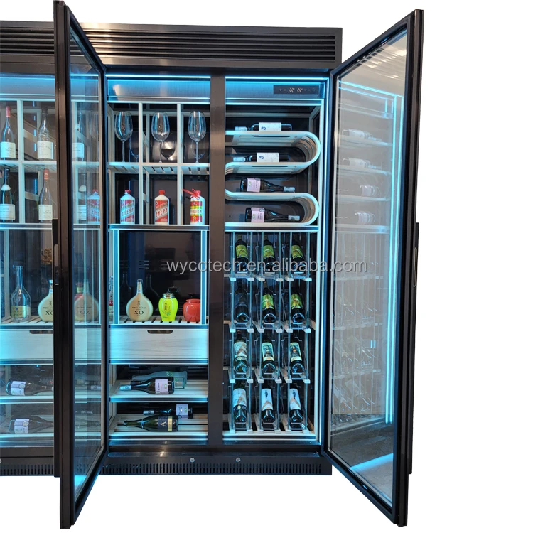 Винный бар холодильники винный погреб с подсветкой и подсветкой
