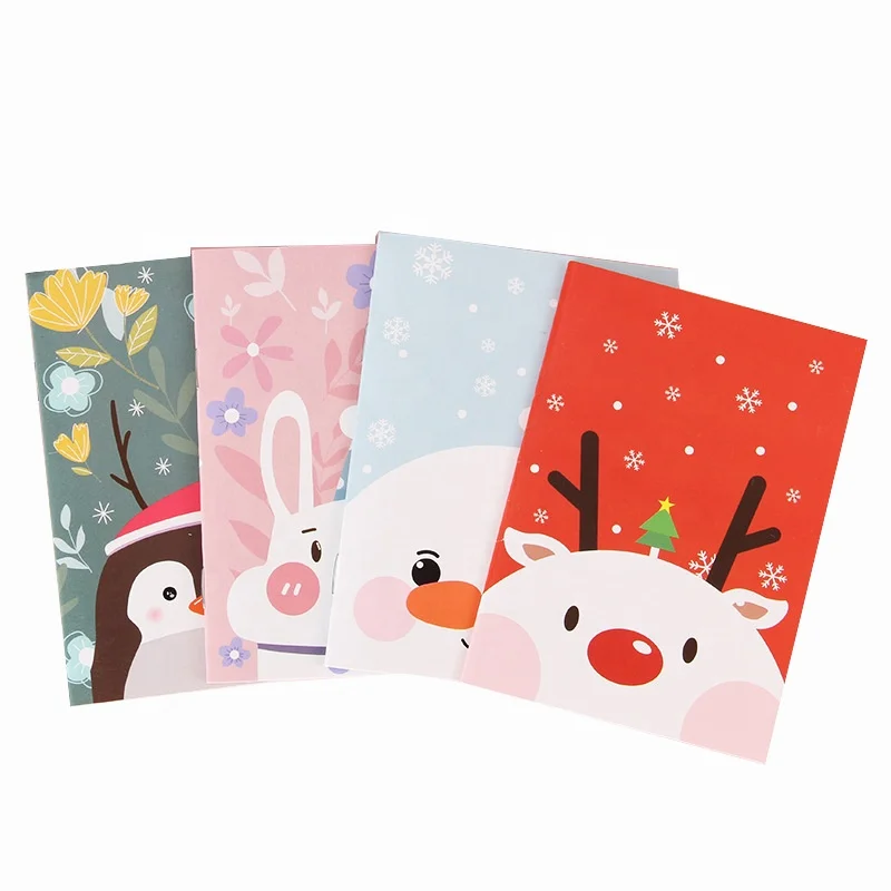 Personalized 64K Cheapest Colorful Recycle Paper Cute Notepads Custom Note Book School Notebook