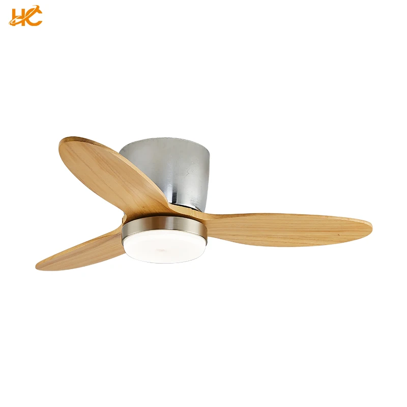 CT20 ACDC Motor 36/42/52 Pulgada Panloob na False Ceiling Plywood Fan with Led Light