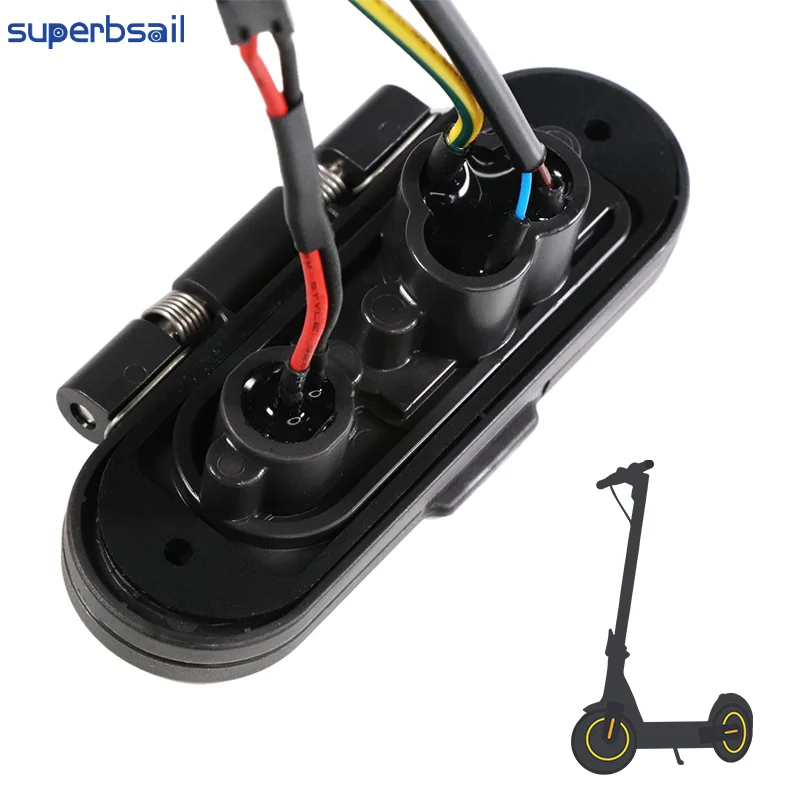 Superbsail Original Charging Base Assembly For Ninebot Max G2 Electric Scooter Charger Port with Rubber Mat Repair Spare Parts supplier