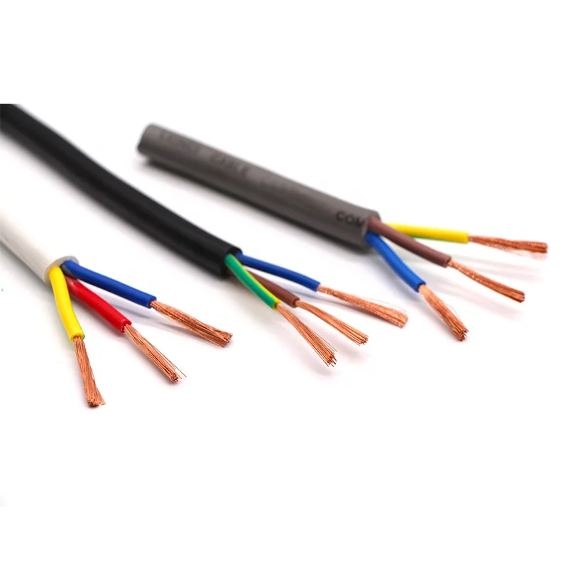 OEM Multicore 0.5MM 0.75MM 1MM 1.5MM 2.5MM 4MM 8MM 10MM 16MM 25MM 95MM 2 3 4 5 6 7 Core RVV Flexible Wires Royal Cord Cable