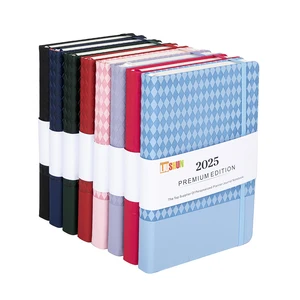 Hot Sale A5 Notebook Planner Custom Wholesale Office Organizers with Thermal Binding Various Cover PU Leather Journal