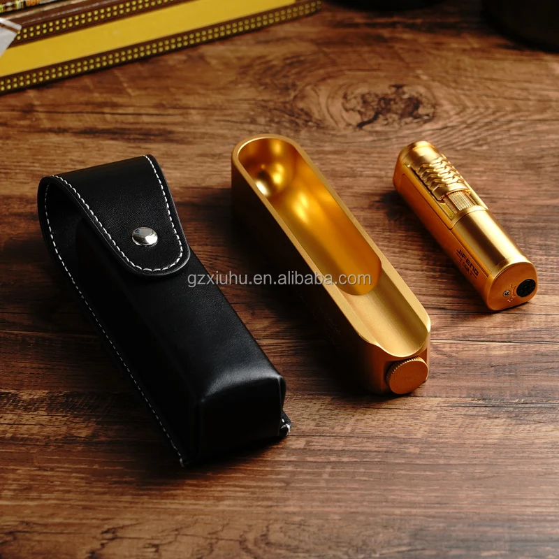 Cigar Ashtray And Lighter Gift Set With Cigar Punch Buy Cigar Ashtray