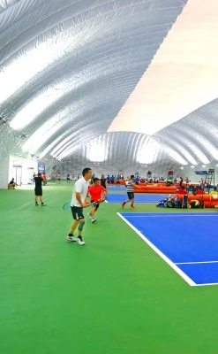 Big Inflatable Football Field Air Supported Dome Structure Sports Tent for sale details