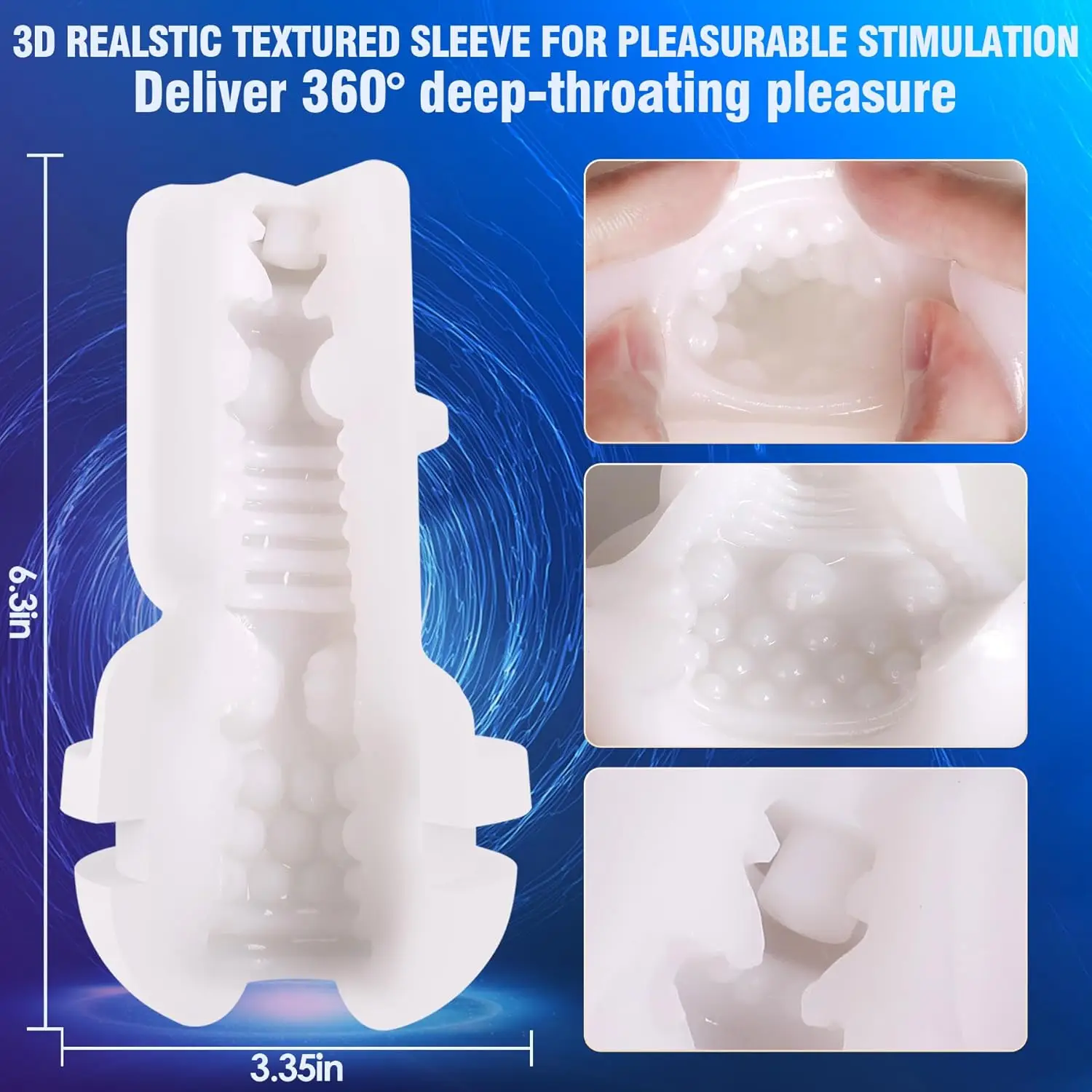 Men Masturbation Toys Masturbators For - ZEMALIA Adult Vibration 5 Suction S Vibrator Hands Free Pocket Pussy Penis Pump With 5