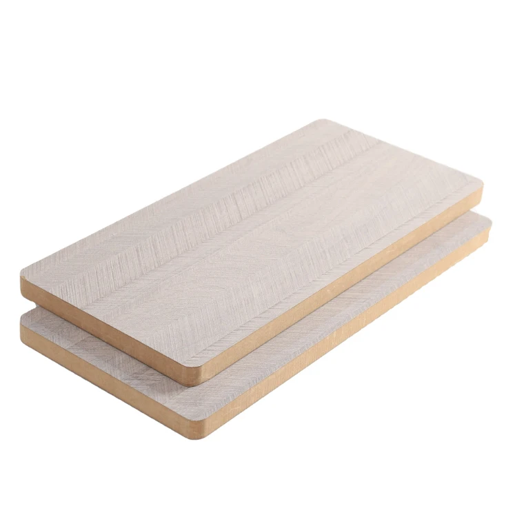 Factory Price Customized Melamine Veneer 18mm Medium Density Fiberboard Raw Material MDF Board Three Furniture MDF Board factory