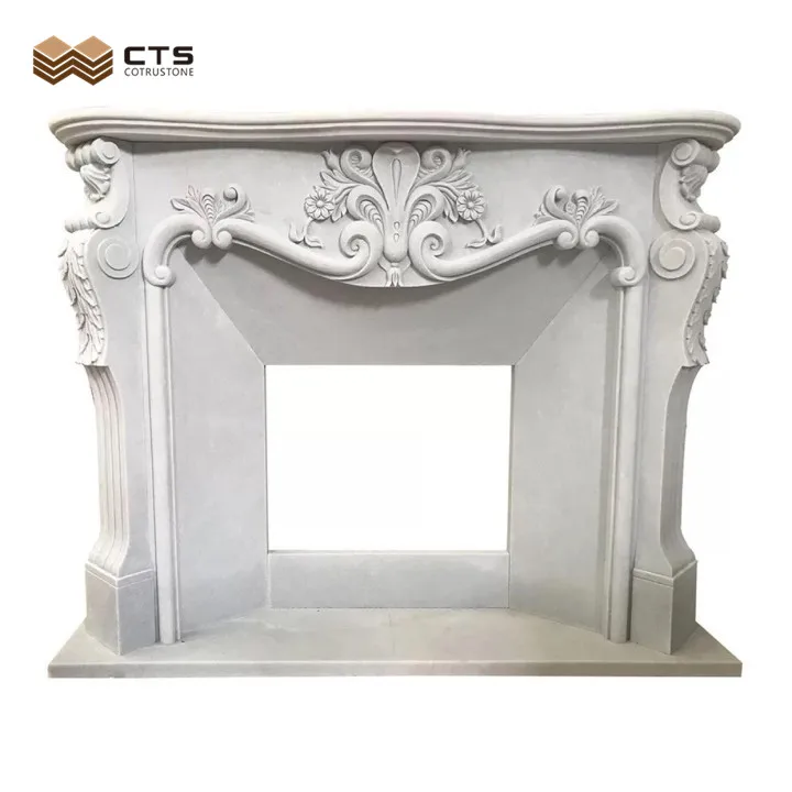 Luxury Decoration Luxury White Fireplace