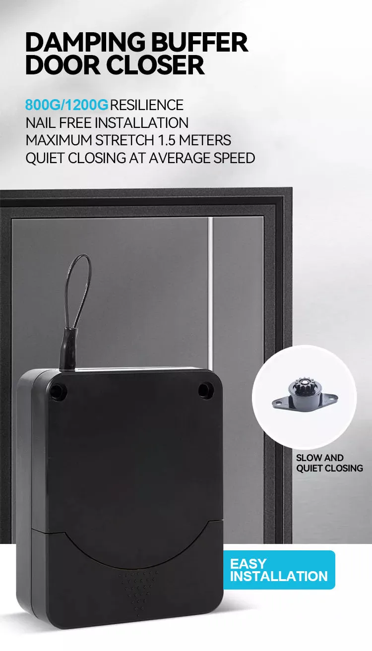 Topcent Punchfree Automatic Sensor Door Closer Multifunctional