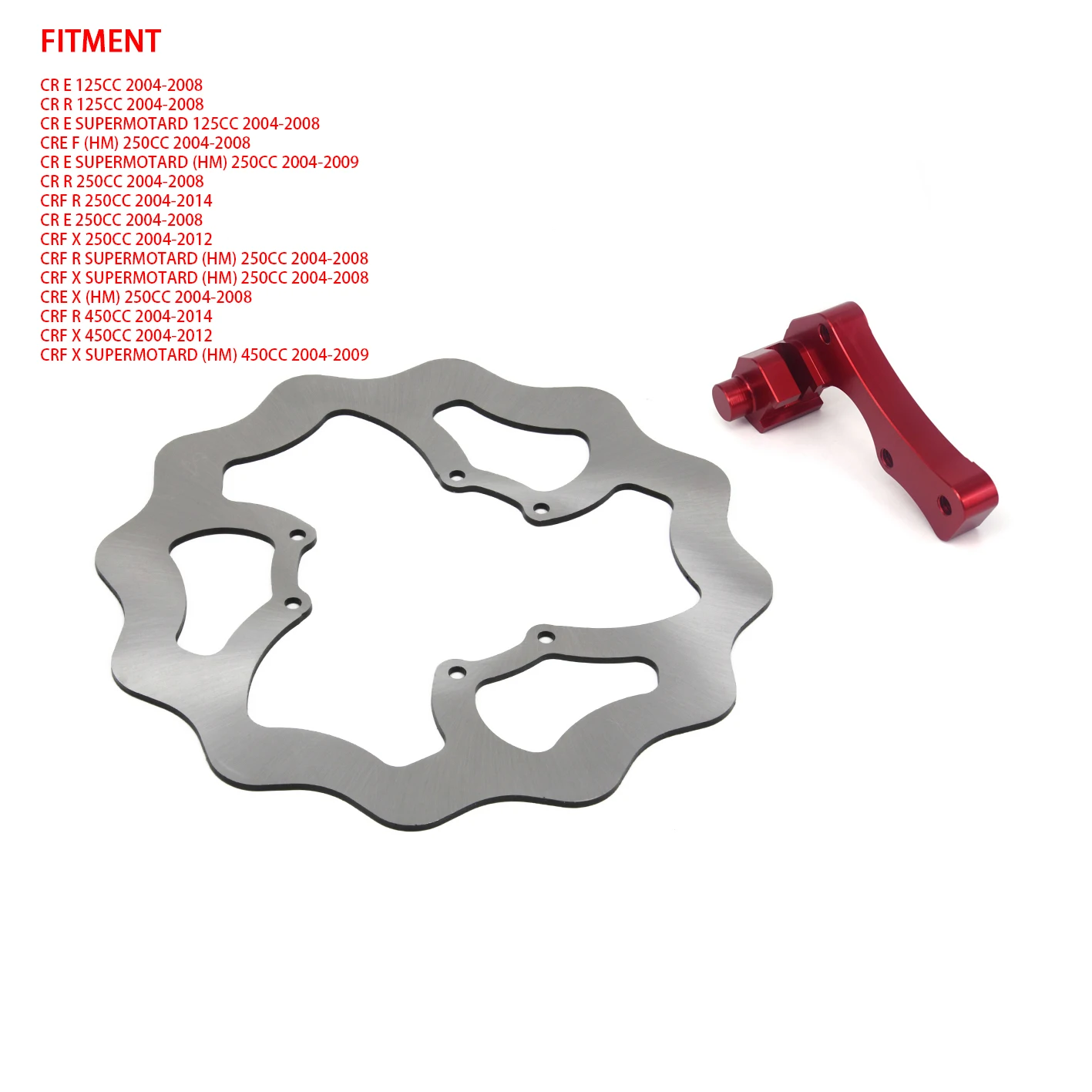JFG 2021 CR E 125CC R 250CC CRF 450CC X SUPERMOTARD тормозной диск и кронштейн как на фотографии для