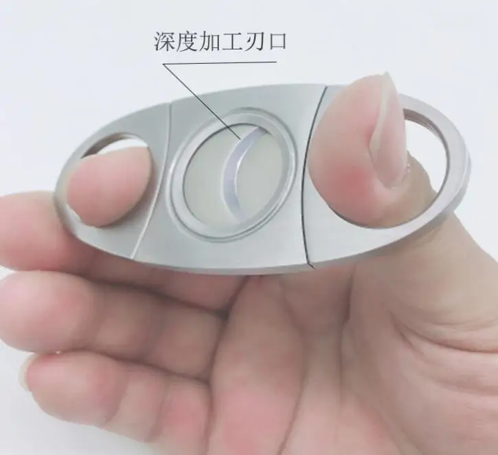 Кусачки для сигар из нержавеющей стали с двойным