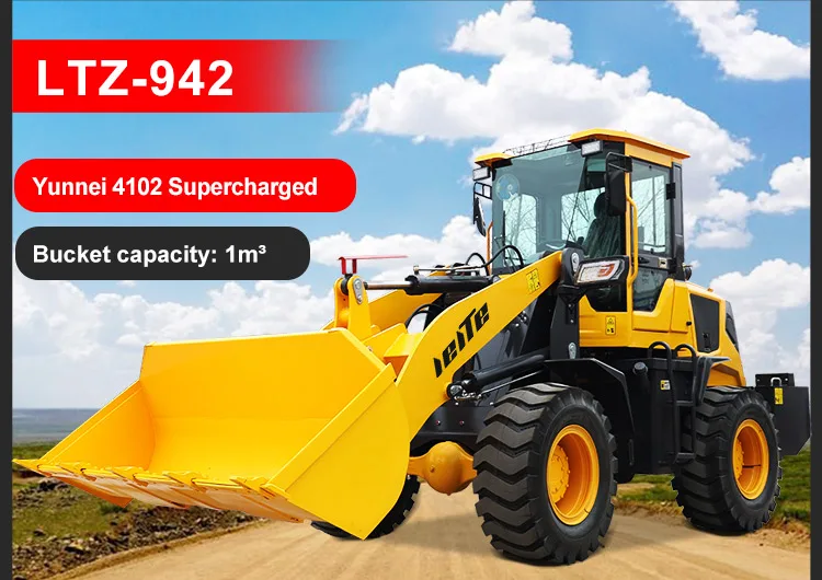 China Factory Brand New Construction Machinery Loader 2 Ton 3.5 Ton Mini Telescopic Wheel Loader Front End Diesel Loader Price