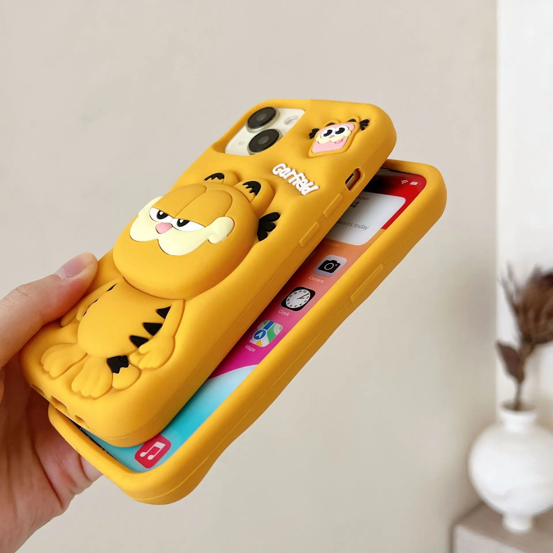 3D Cute Cartoon Soft Silicone Phone Case for Iphone 16