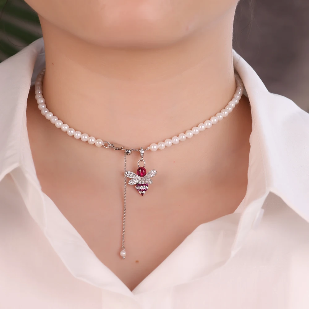 ★ENGBROX★ silver925 clara pearl necklace EBNL22005 Clara's Pearl | Artisan Jewelry & Nature-Inspired