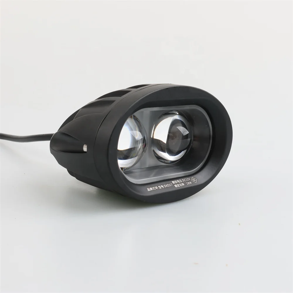 TIYPEOR 12-80V LED Spot Work Light Motorcycle Spotlight Truck Position Flood Lamp Projector Lens Off-Road Motorcycle Accessories