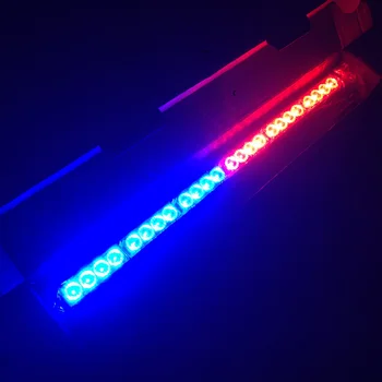 12v Led Flashing Light Bar Car Beacon Warning Light Red/blue Emergency ...