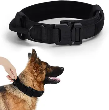 Lynpet Wholesale Outdoor Adjustable Explosion-proof Nylon Tactical Dog Collar Pet Training Collar